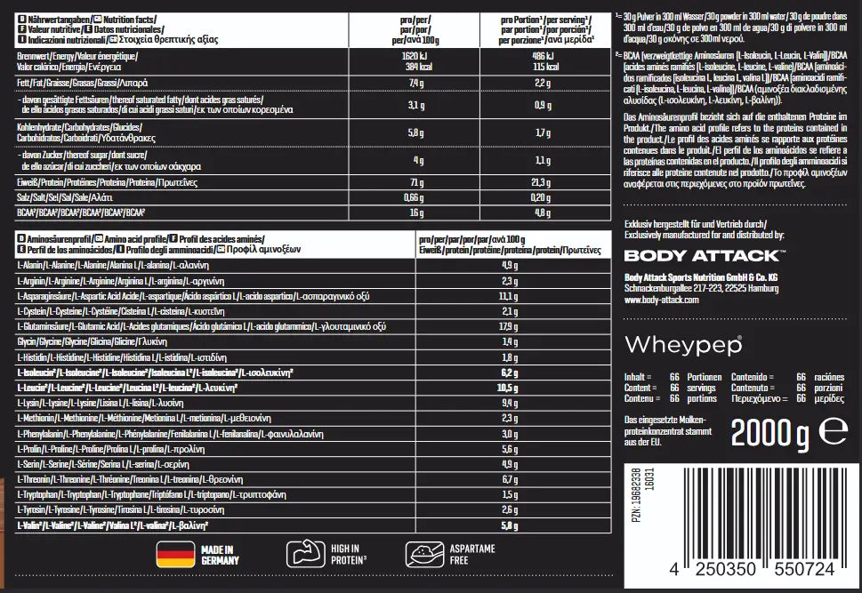 100% Sūkalu olbaltumvielas 900g