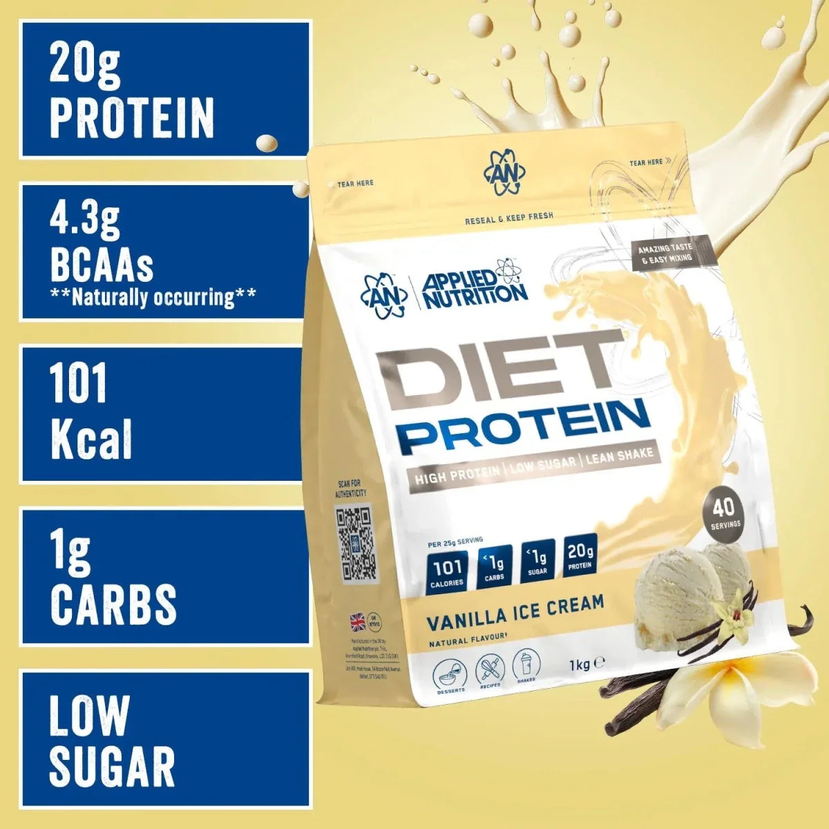 Diet Whey Protein 1000g